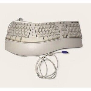 Microsoft Elite Natural Ergonomic Curve Keyboard X06-19331 PS2 USB X08-73008